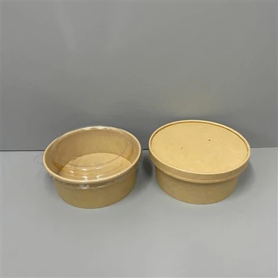 500ml Yuvarlak Kağıt Kaseler Kraft